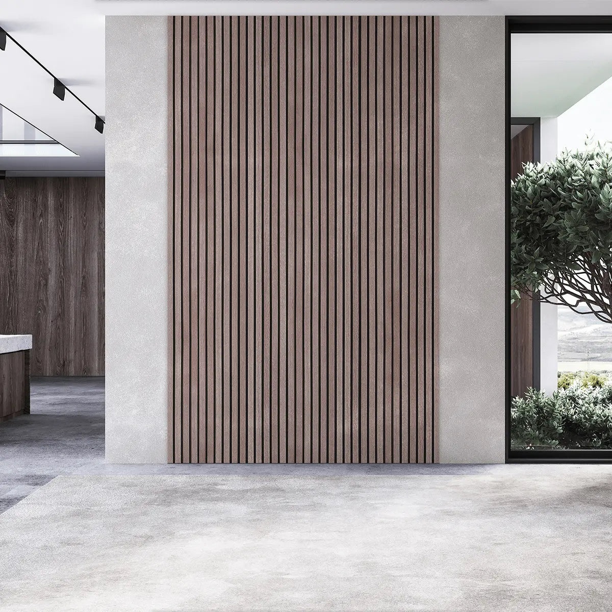 Walnoot Hout - 300x60cm - 1 zijdig écht houtfineer